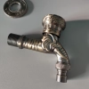 family Korea hot sale round handle Distress  elephant design alloy metal sink tap washing machine connetor faucet