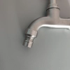 short stainless steel slow on garden faucet sink tap