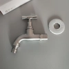 short stainless steel slow on garden faucet sink tap