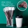 take way disposable coffee cup paper cup wholesale customization Color straw Independent packaging 600pcs