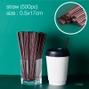 take way disposable coffee cup paper cup wholesale customization Color straw  500pcs
