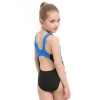 solid color cute little girl one piece swimwear bikini teens