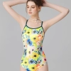 cute floral young lady swimsuit swimwear one-piece bikini