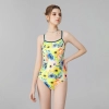 cute floral young lady swimsuit swimwear one-piece bikini