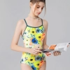 cute floral young lady swimsuit swimwear one-piece bikini