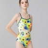 cute floral young lady swimsuit swimwear one-piece bikini