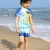 cartoon animal tiger shark giraffe Hippocampus boy swimsuit swimwear