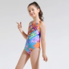 hot sale children swimsuit fish scale teen girl training swimwear one-piece swimwear