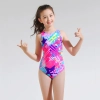 2023 new fabric teen girl training sweimwear one-piece swimwear for little girl