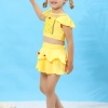 Cartoon characters snow white two-piece child girl swimwear