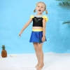 Cartoon characters snow white two-piece child girl swimwear