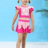 Cartoon characters snow white two-piece child girl swimwear