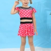 Cartoon characters snow white two-piece child girl swimwear