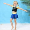 Cartoon characters snow white two-piece child girl swimwear