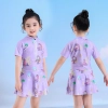 2023 summer cartoon printing one-piece teen girl swimwear