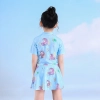 2023 summer cartoon printing one-piece teen girl swimwear