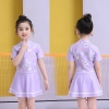 2025 summer cartoon printing one-piece teen girl swimwear