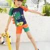 new design cartoon printing boy swimwear 5-10years old