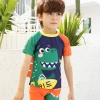 new design cartoon printing boy swimwear 5-10years old