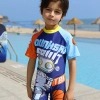 good quality cartoon boy swimsuit swimwear two-piece swimsuit for boy