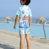 candy cartoon boy/girl swimwear one-piece swimsuit for boy