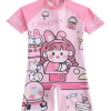 space man printing cartoon boy/girl swimwear one-piece swimsuit for boy