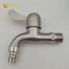 wall mount stainless steel SUS304 decoration household bathroom fast on faucet 1/2 inch DN15 water tap
