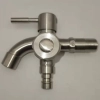 good quality stainless steel SUS304 fast on water tap faucet weighten 1in 2out