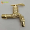 gloden color dragon simple fast on water tap hotel sink faucet FF2600
