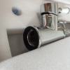 Europe G1/2 upgrade chrome color dual outlets household kithen faucet