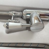 Europe G1/2 upgrade chrome color dual outlets household kithen faucet