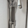 Europe G1/2 upgrade chrome color dual outlets household kithen faucet