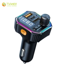 car voltage monitor car FM player Mp3 player charger