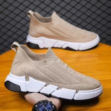 summer mesh breathable good quality men shoes sport flat shoes