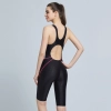 2025 knee length quick dry sports race swimwear women swimsuit