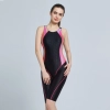 2025 knee length quick dry sports race swimwear women swimsuit