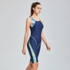 2025 quick dry fabric sports race woman swimwear women swimsuit Color navy
