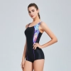 Europe 2025 quick dry fabric sports short design professional swimwear for women