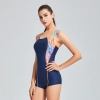 Europe 2025 quick dry fabric sports short design professional swimwear for women