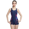 Europe 2025  flat bottom quick dry fabric sports professional racing swimwear for women