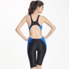 2025 Australia fast dry fabric patchwork professional race woman swimwear knee length swimsuit