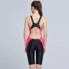2025 Australia fast dry fabric patchwork professional race woman swimwear knee length swimsuit