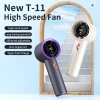 high speed digital display mini hand on fan