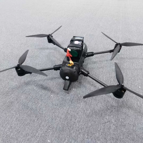 internal fiber optic guided drone military uav