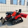 multiple purpose 35-50 hp crawler Rotary Tiller Loader agriculture machine