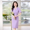 2023 summer new design Asian style young lady office  work dress uniform workwear 2302