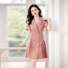 Europe Upgrade fabric women work dress uniform sale women workwear Color Pink