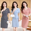 2023 summer korea style women dress for work business HR uniform