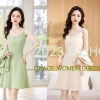 fashion young good fabric women skirt dress suit two piece set work office uniform