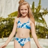 2022 summer Europe America two-piece swimwear teen girl swimwear 9-12 years old